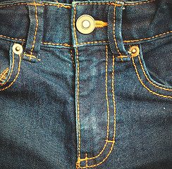 Image showing jeans front view