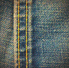 Image showing seam on the jeans