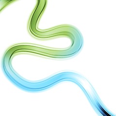 Image showing Abstract wavy vector background
