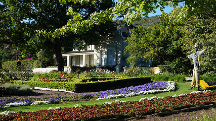 Image showing A house in the Fairview Wine and Cheese farm in South Africa