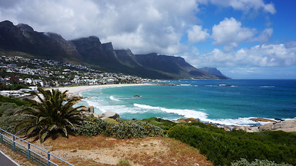 Image showing Camps Bay at Cape Town, South Africa