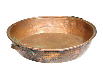 Image showing bronze isolated cauldron 