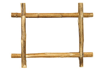 Image showing rustic painting frame