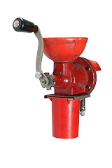 Image showing old manual meat grinder