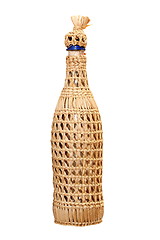 Image showing traditional vine bottle