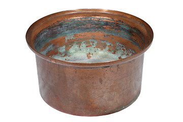 Image showing old copper container