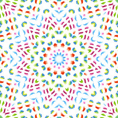 Image showing Abstract color pattern on white