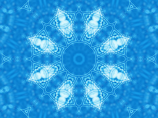 Image showing Blue background with abstract pattern