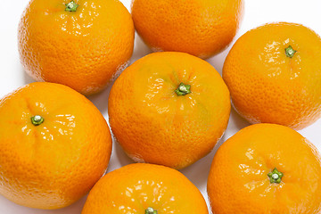 Image showing Tasty tangerine on white background