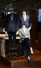 Image showing Retail shop that sell business suit