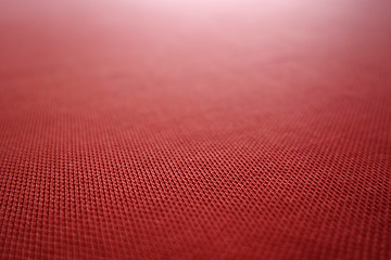 Image showing Red texture fabric