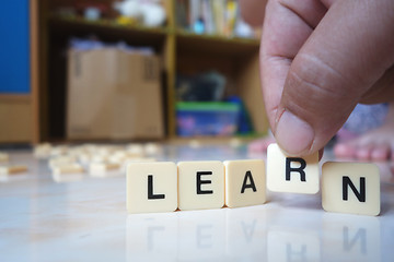 Image showing Learn word