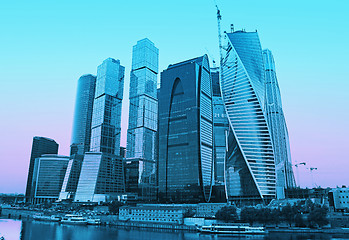 Image showing Moscow-city (Moscow International Business Center) 