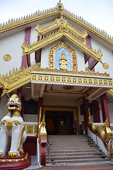 Image showing Maha Sasana Ramsi Burmese Buddhist Temple is a religious landmar