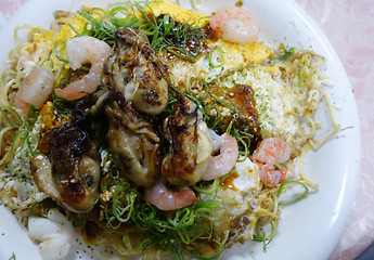 Image showing Okonomiyaki, Japanese food