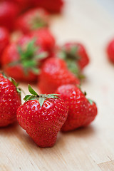 Image showing Fresh strawberries