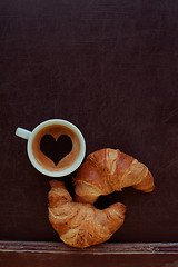 Image showing hearts coffee