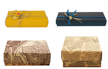 Image showing Gift box. Set.