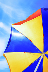 Image showing Beach umbrella