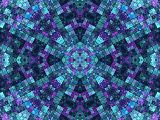 Image showing Mosaic abstract background