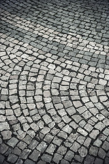 Image showing Cobbled street