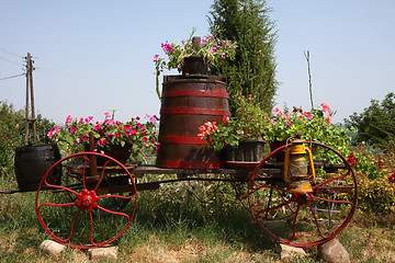 Image showing Vintage cart