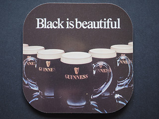 Image showing Beermat drink coaster