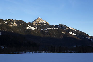 Image showing Bavarian mountain Wendelstein in winter