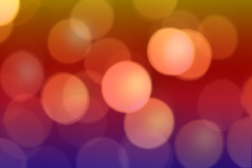 Image showing Colorful blurry bokeh on a black background 