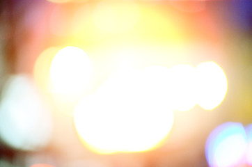 Image showing Abstract light blur