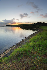 Image showing Sunrise on the Minamurra River