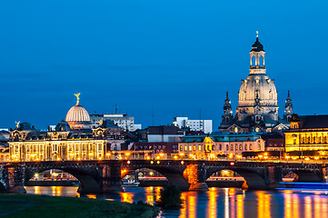 Image showing Dresden at night