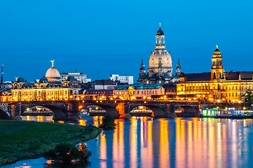 Image showing Dresden at night