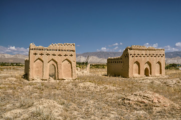 Image showing Temple ruins in Kyrgyzstan