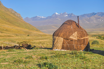 Image showing Yurts in Kyrgyzstan