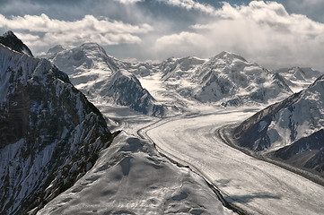 Image showing Fedchenko glacier in Tajikistan