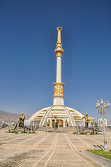 Image showing Monument of independence in Ashgabat