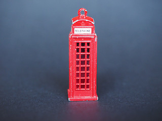 Image showing London telephone box