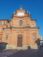 Image showing Church of Sant Antonio meaning St Anthony in Chieri