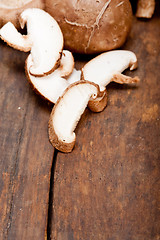 Image showing shiitake mushrooms