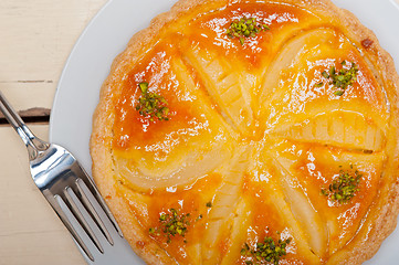 Image showing fresh pears pie dessert cake 