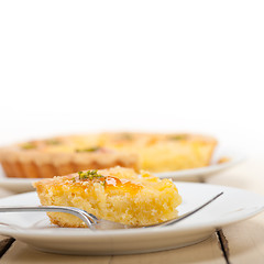 Image showing fresh pears pie dessert cake 