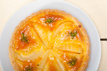 Image showing fresh pears pie dessert cake 