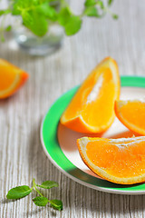 Image showing  Slices of Orange