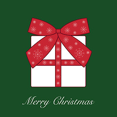 Image showing Merry Christmas a vector illustration