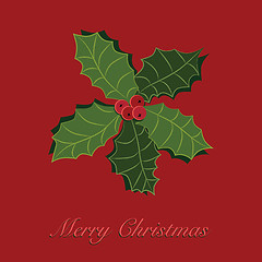 Image showing Merry Christmas vector illustration