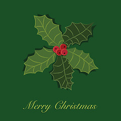 Image showing Merry Christmas vector illustration