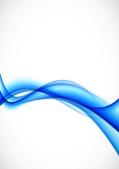 Image showing Abstract vector background in blue color