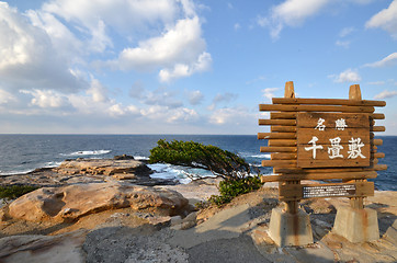 Image showing An Image of Landscape Of Senjojiki located in Shirahama 