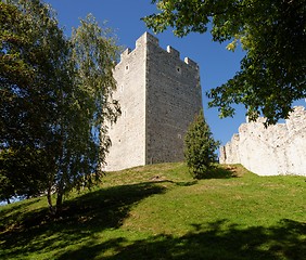 Image showing Keep tower of Celje medieval castle in Slovenia